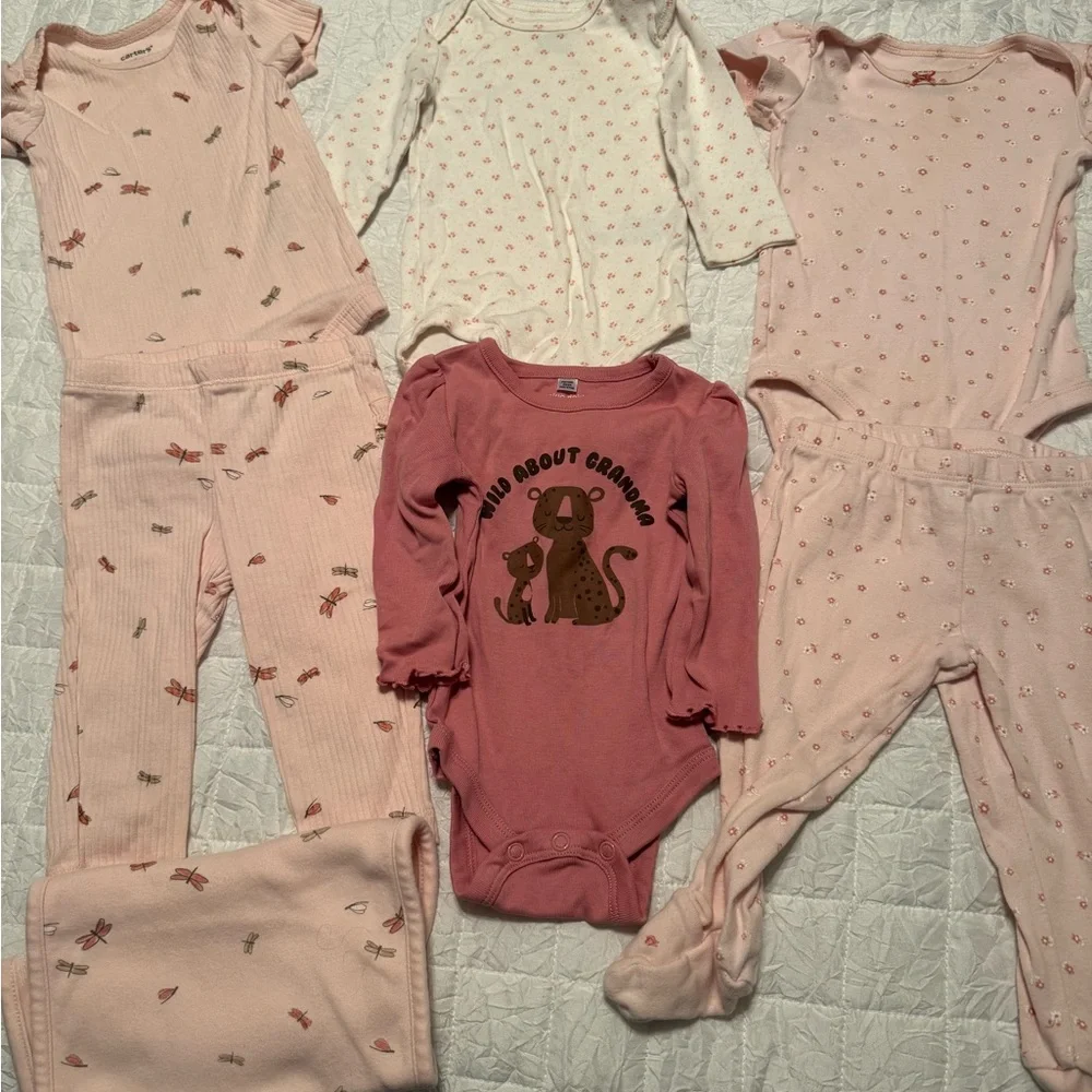 6 months 10 items in bundle see photos.